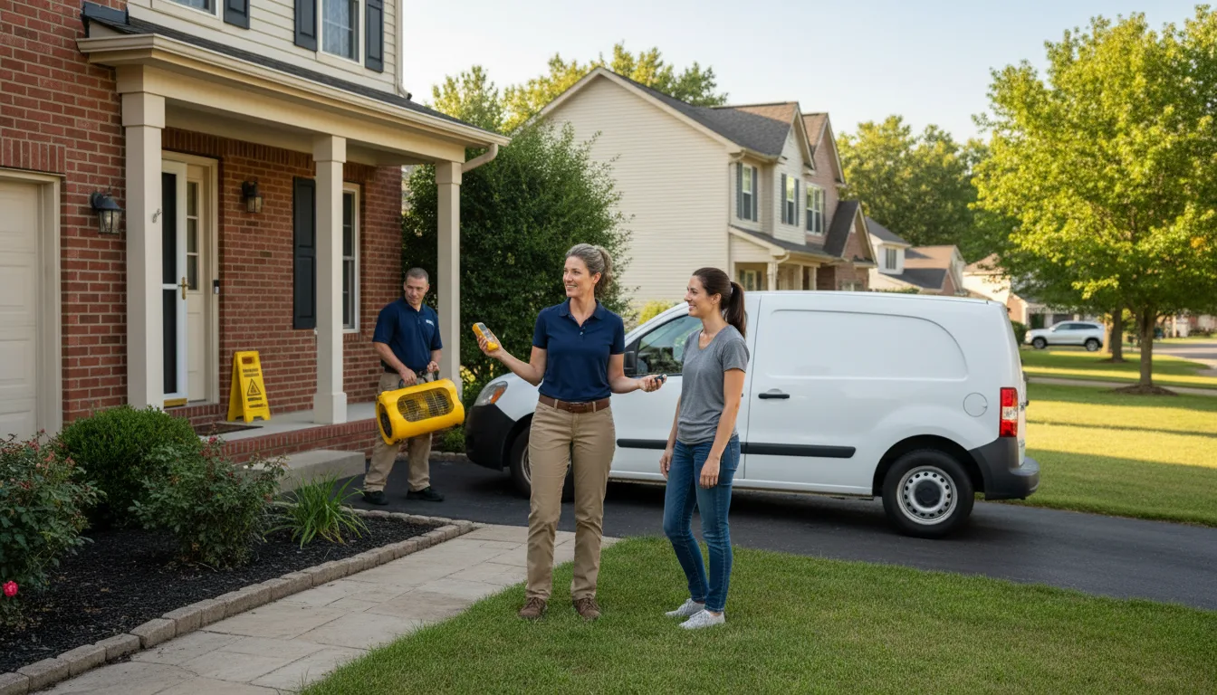 Residential water damage restoration in Buffalo Creek, CO